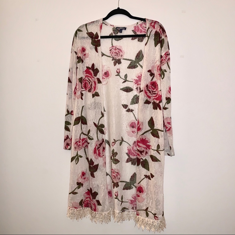 Freshman 1996 Floral Cardigan